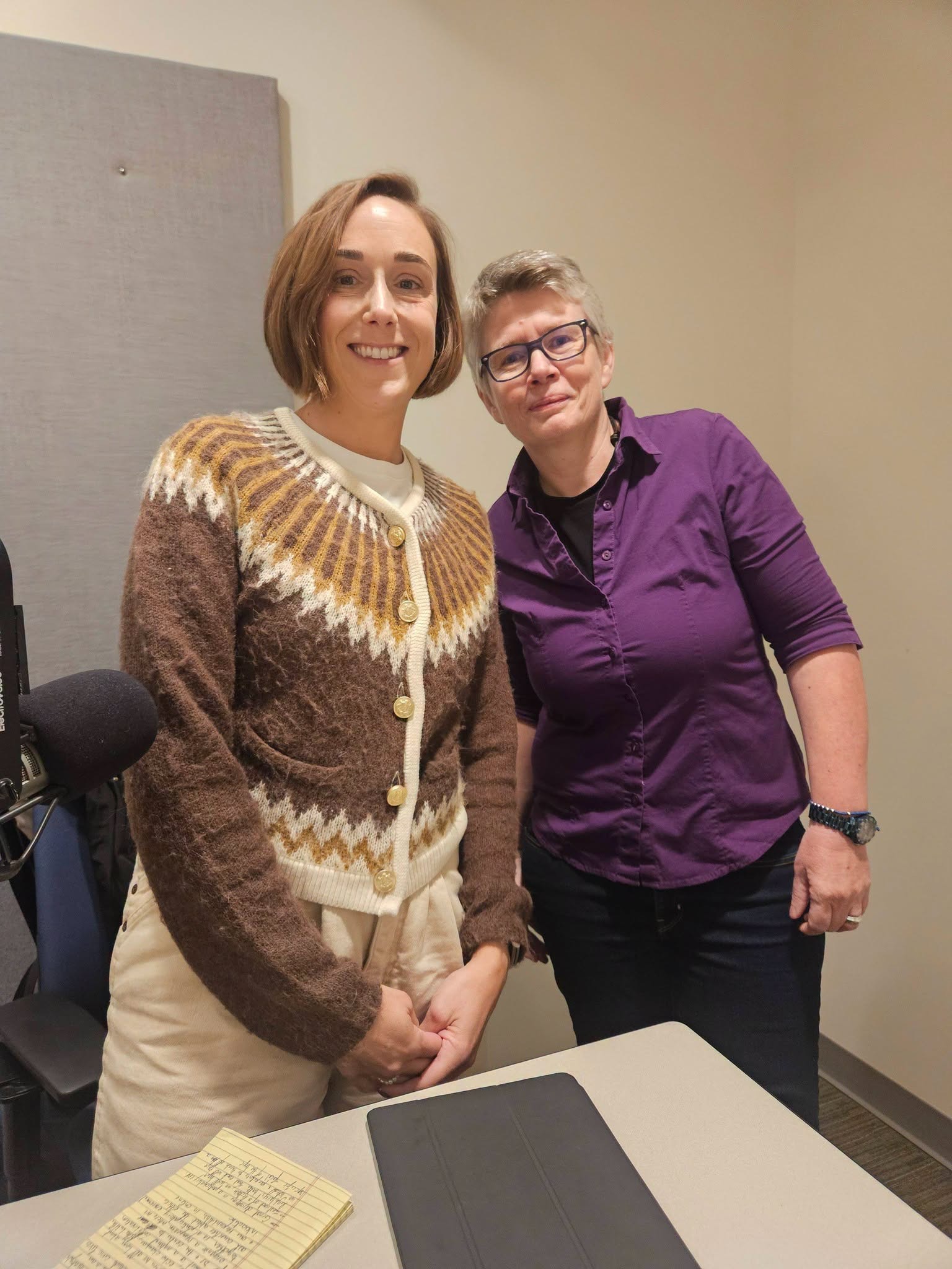 Dan Cope and Laurence Jos&#233; at the Shelley Irwin Talk Show
